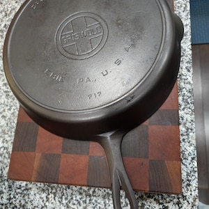 HTF Griswold 11 Cast Iron Skillet- LBL - Heat Ring -  EPU [Historical]