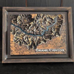 Le relief 3D du Grand Canyon
