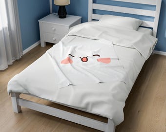 Cute Bubu Velveteen Plush Blanket