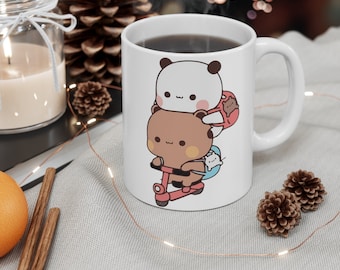 Cute Bubu and Dudu Ceramic Mug 11oz