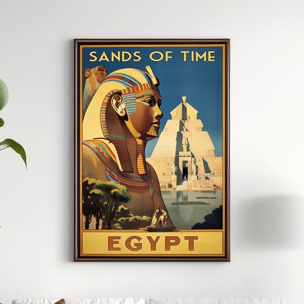 Egypt Travel Poster Etsy