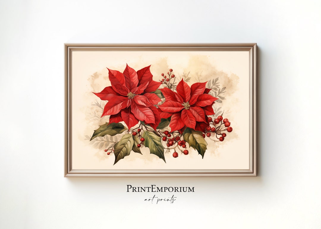 christmas-wall-decor-poinsettia-painting-printable-christmas-art