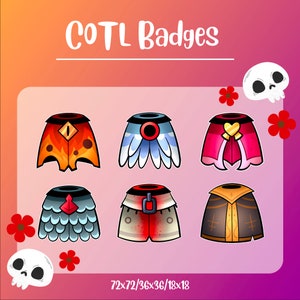 Cult of the Lamb Fleece Badges for Twitch - Relics of the Old Faith