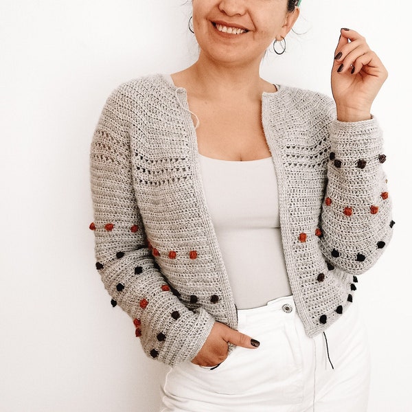 Patrón de Crochet - Sweet Home Cardigan