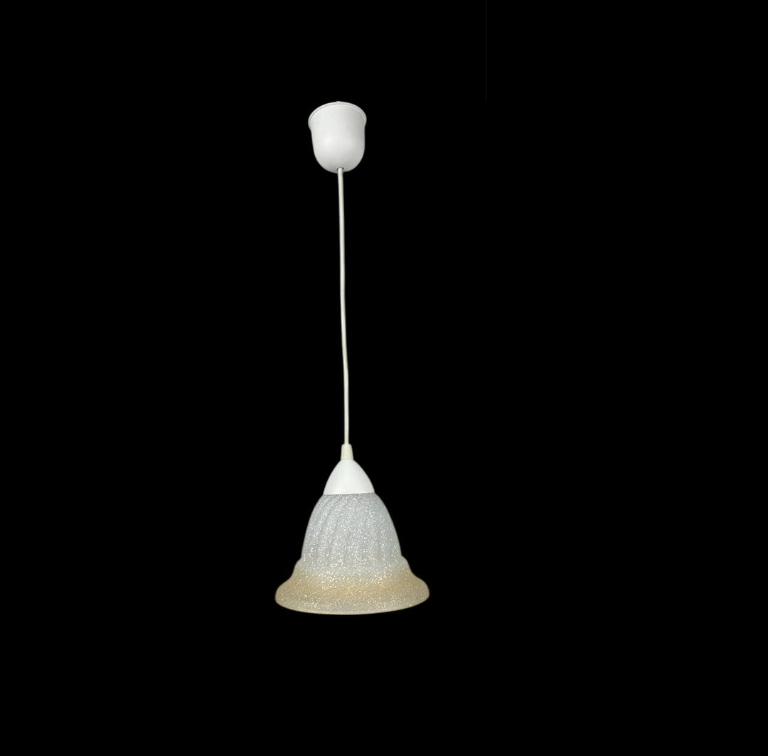 Applique classico in vetro 1 luce Girella bianco
