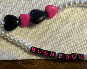 Burn Book Phone Charm (inspired by mean girls)