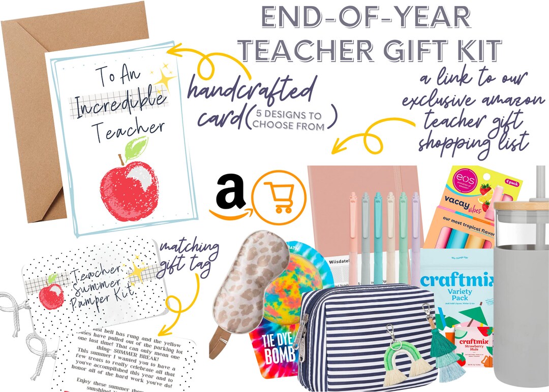 Endoftheyear Teacher Gift Kit / Easy Button Teacher Gift / Etsy