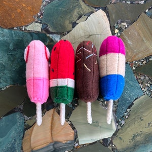 Felt Popsicle Soft Toy Felt Popsicle Play Popsicle Play Toy Felt Colourful Toy Popsicle Felt Pretend Play Felt Popsicle Toy Montessori Toy