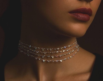 Fairy Dust Tiered Choker Necklace