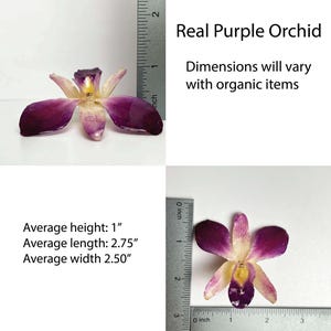 Purple Orchid Necklace image 7