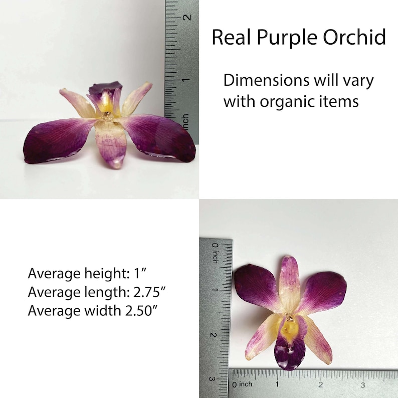 Purple Orchid Necklace image 7
