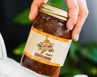 Roasted tomato salsa 16 oz
