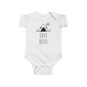 Baby Shark Love Bites - Infant Fine Jersey Bodysuit
