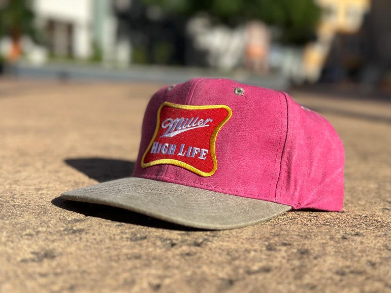 Miller High Life Hat Etsy