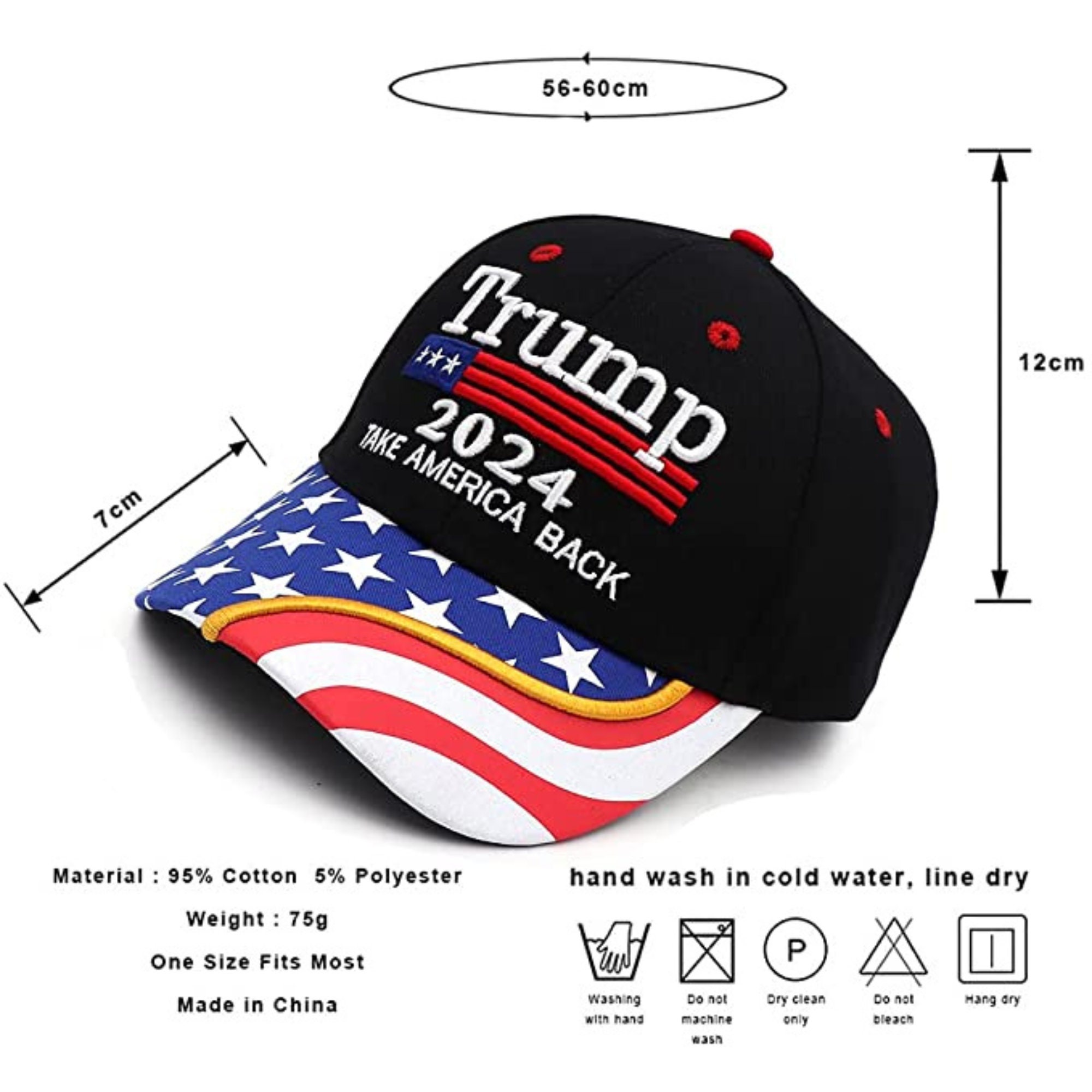 Trump 2024 Hat Donald Trump Hat for Men & Women Take America Back