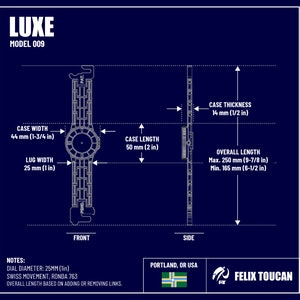 Original Felix Toucan 3D Printed Watch LUXE image 6