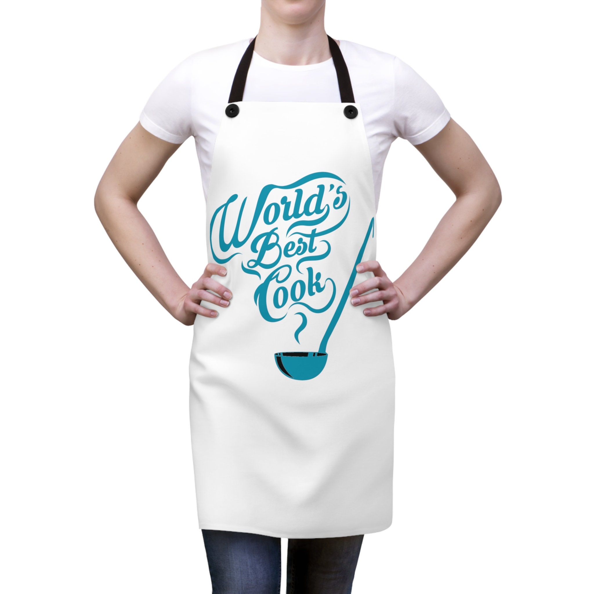 Moanlor Art Cute Cooking Apron for Women-Mom Gifts-Adjustable Kitchen  Baking Chef Apron with 2 Pockets Birthday Mother's Day Thanksgiving Day  Apron