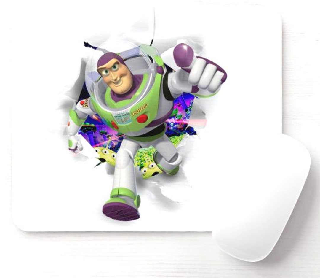Buzz Lightyear Mouse Pad Toy Story Mouse Pad Home Office Etsy