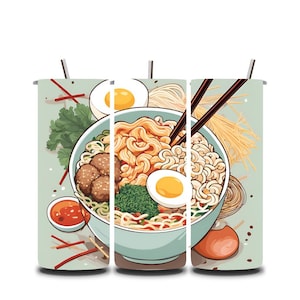 Bol à ramen Baguettes pour gobelet 20 oz - Aucun produit physique, téléchargement uniquement - Idées de conception
