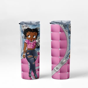 Design de embalagem para copo Diamond Betty 20 oz - Nenhum produto físico Somente download - Ideias de design para mulheres