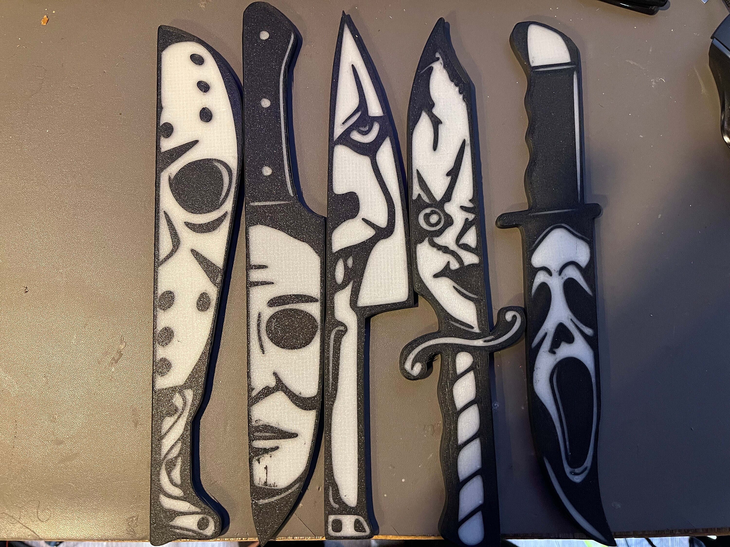 Horror Knives, Jason Voorhees-friday the 13th, Michael Myers-halloween ...