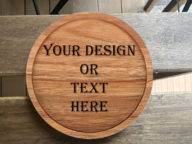 Custom Your Design Wooden Coasters, Custom Gift, Personalized Coaster