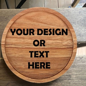 Custom Company Logo Your Design Wooden Coasters, Custom Gift, Personalized Coaster, Company Gift, Your Custom Logo