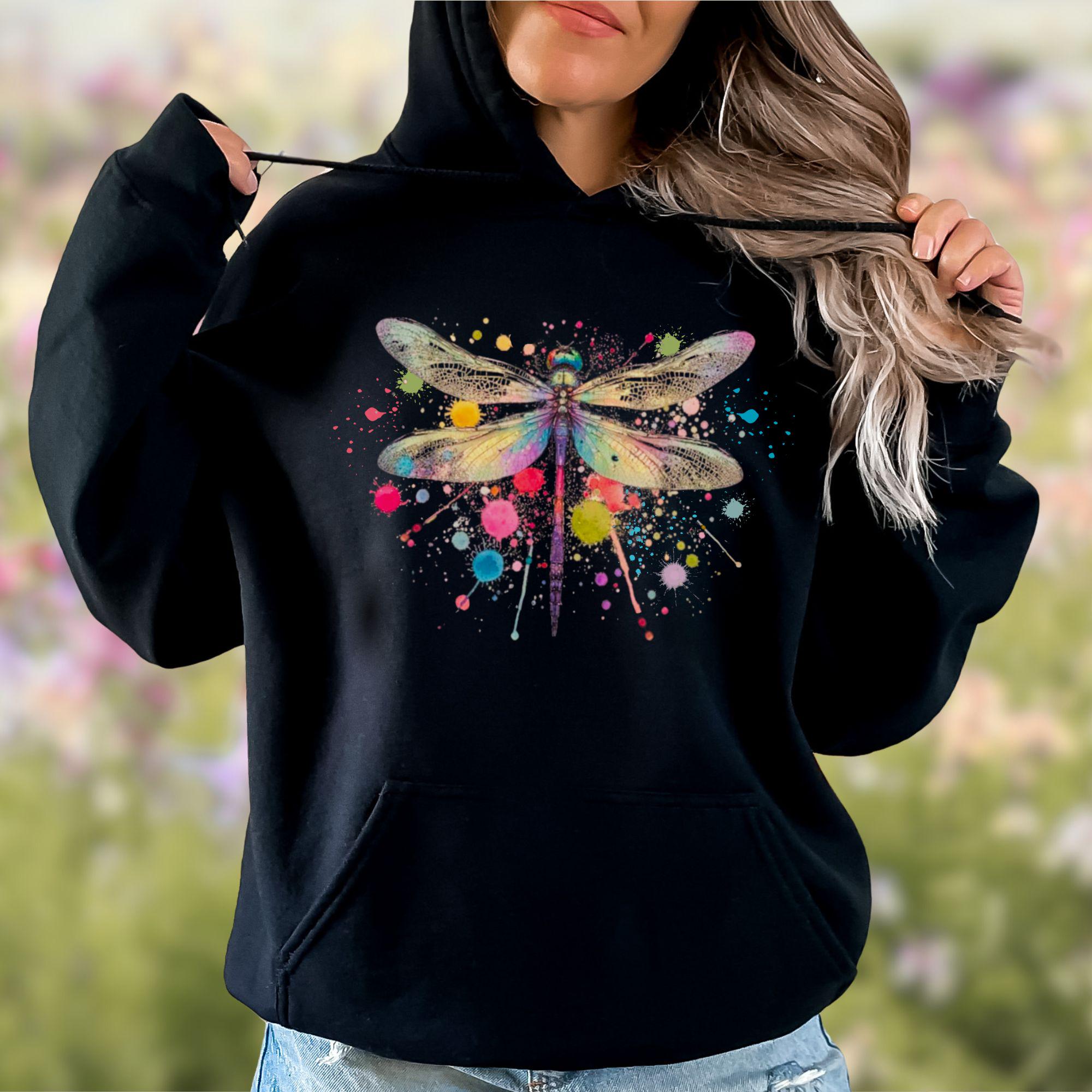 Graphic Hoodie Black Hoodie With Purple Design BLACK HOODIE WITH