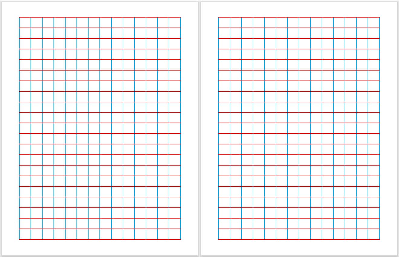 store product block ColorGraph Differentiated Graph Paper for Math, Algebra, Geometry, Physics poster
