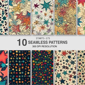Digital Seamless Patterns for Print on Demand Commercial use Digital Patterns for Gift wrapping paper supplies Book cover Home decor Textile