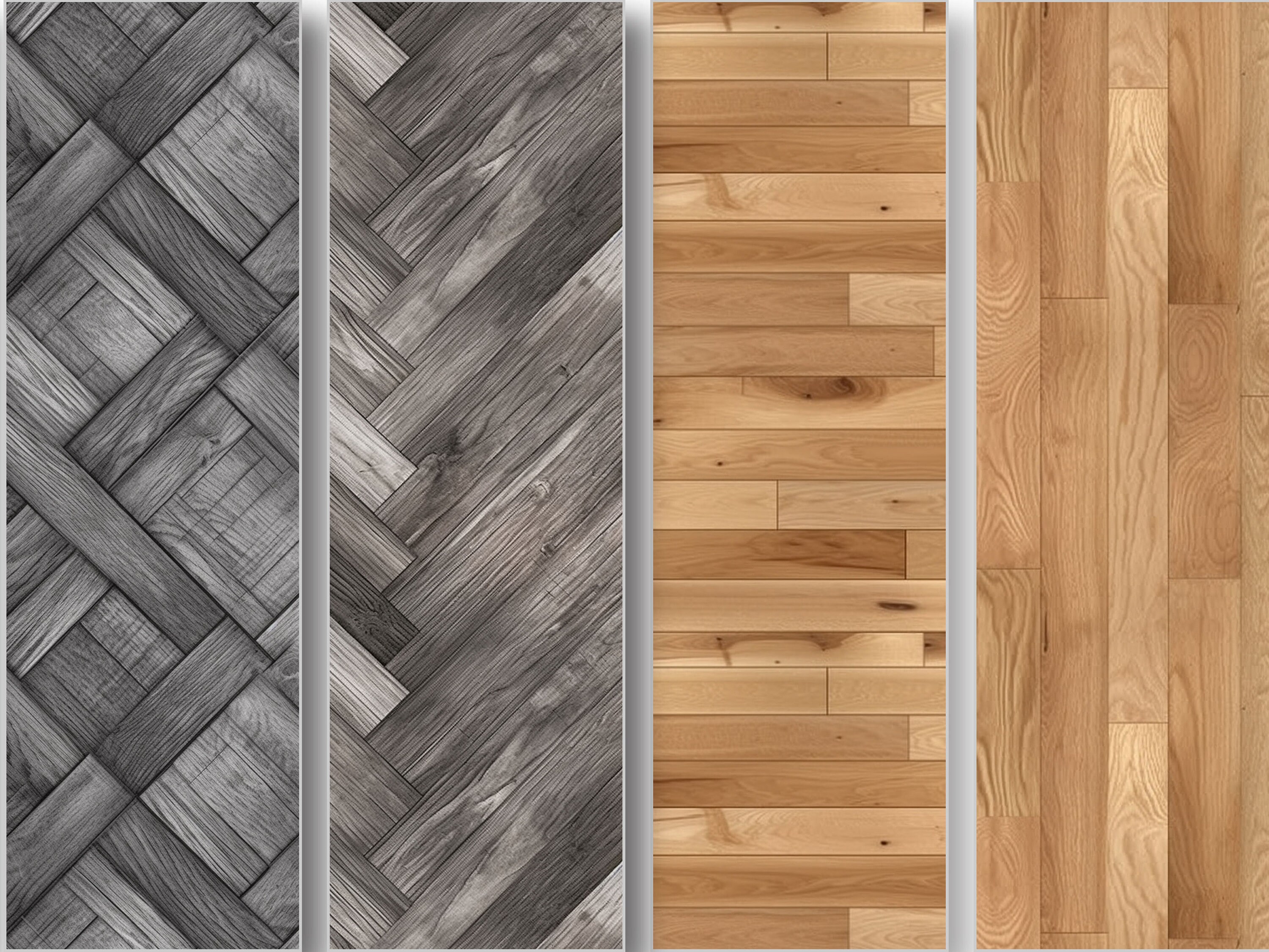 Wood Texture Seamless Pattern Set, Print on Demand (digital Patterns ...