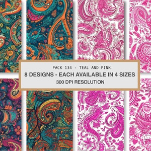 Paisley Seamless Pattern for Print on Demand Commercial use Digital Patterns for Home decor Textile fabric design for decor and presentation