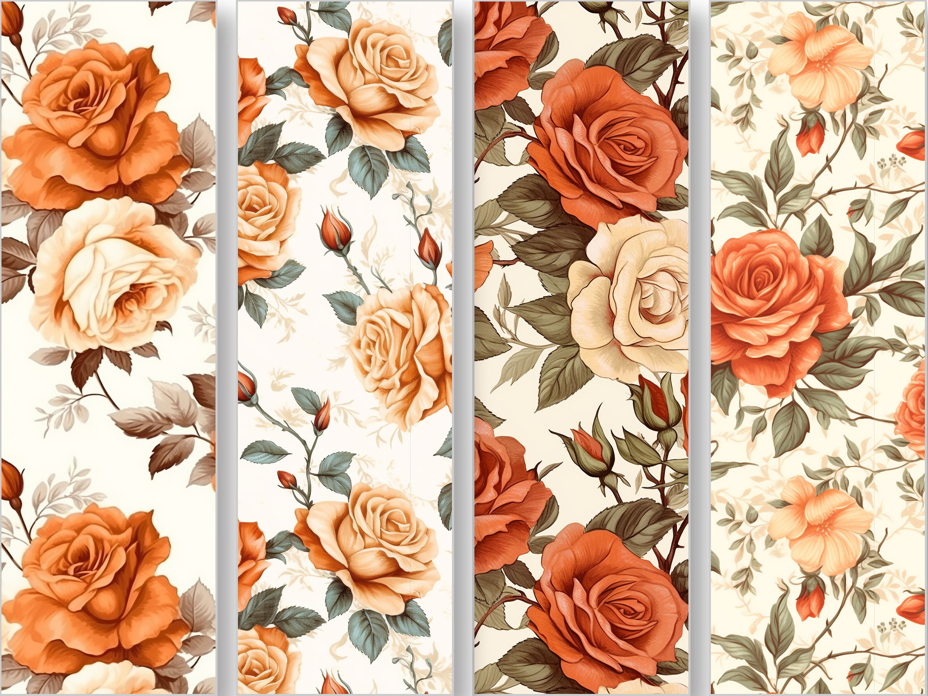 Floral Seamless Pattern Digital Paper Commercial Use Digital - Etsy