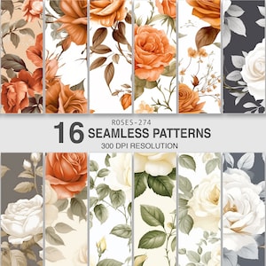 Seamless Patterns Digital Paper Craft Commercial use Digital Patterns for Gift wrapping paper supplies Book cover Home decor Textile Fabrics