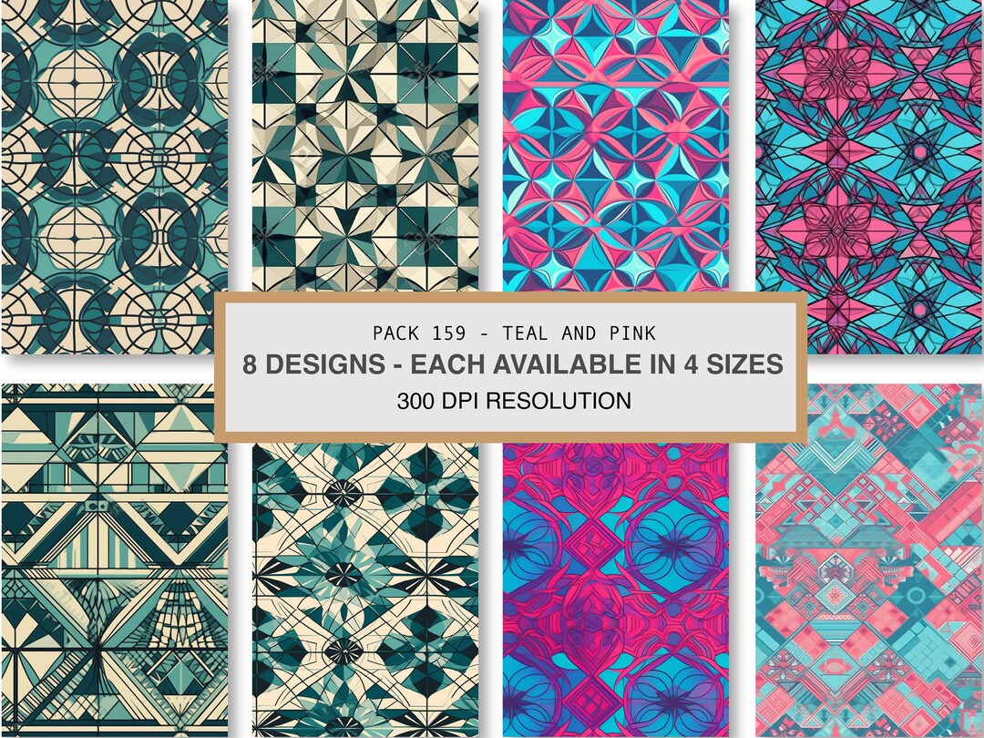 Seamless Digital Patterns for Print on Demand Commercial and Personal ...