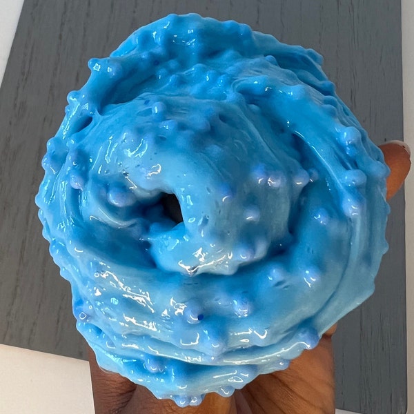 Baby Blue Foam Ball Slime