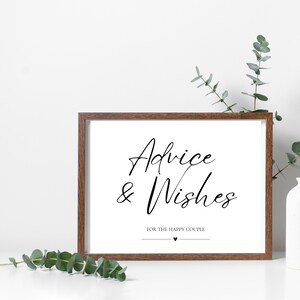 Elegantes minimalistisches Hochzeit Hinweisschild und Karten | Druckbare PDF für Brautparty & Brautpaar | BEP-MHT 101