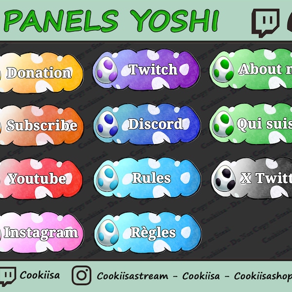 PANEL Twitch/Discord - YOSHI