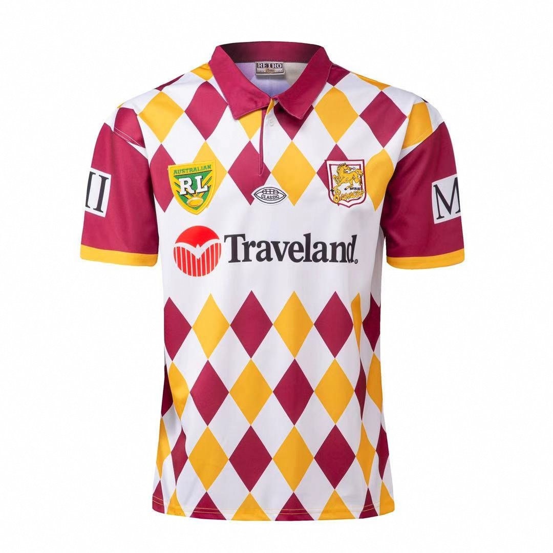 2023 Brisbane Broncos NRL Jersey Sizes S - 5XL - Adult 2023 Away S :  : Clothing, Shoes & Accessories