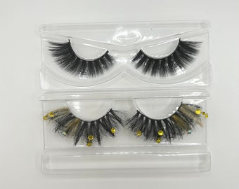Fluffy Strip Eyelashes – set van 2 duo nerts valse wimpers cadeaus voor haar