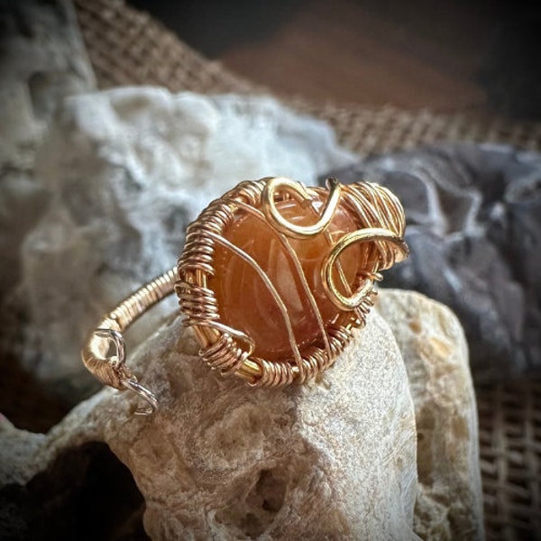 Golden Aventurine Ring