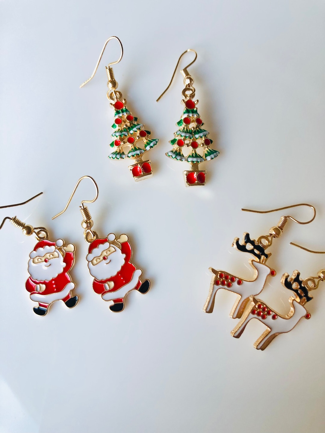Novelty christmas earrings Clearance