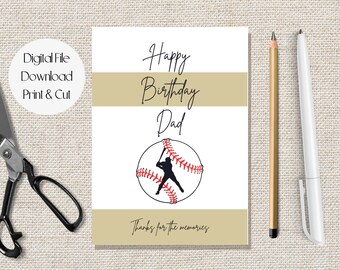 Happy Birthday Card Dad Dad Birthday Card Birthday Card Daddy Funny Dad ...