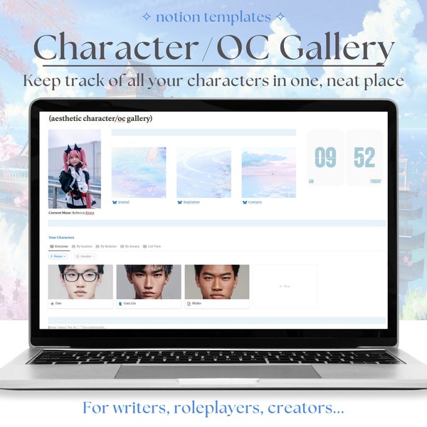 OC Gallery | Character Gallery | Original Character Design | OC Commission Gallery | Role Play Game Template Gallery | RPG Roleplay | dnd