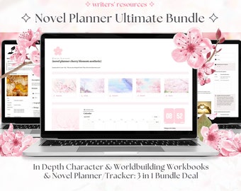 3-1 WRITER'S BUNDLE; Worldbuilding, Character Writing, Novel Planner; Notion Writing Template; Digital Writing Planner; Digital Workbook