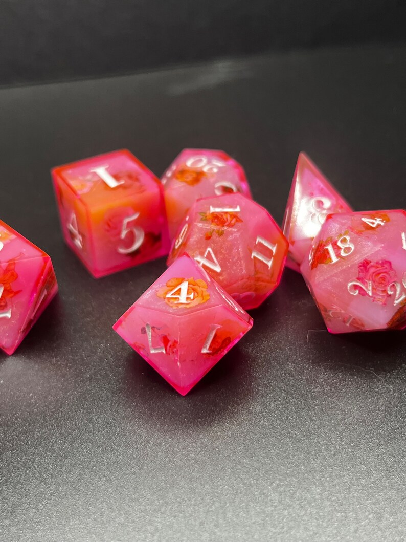 Arms of the Angels 7 Piece Dice Set Dice Set for Dungeons and Dragons