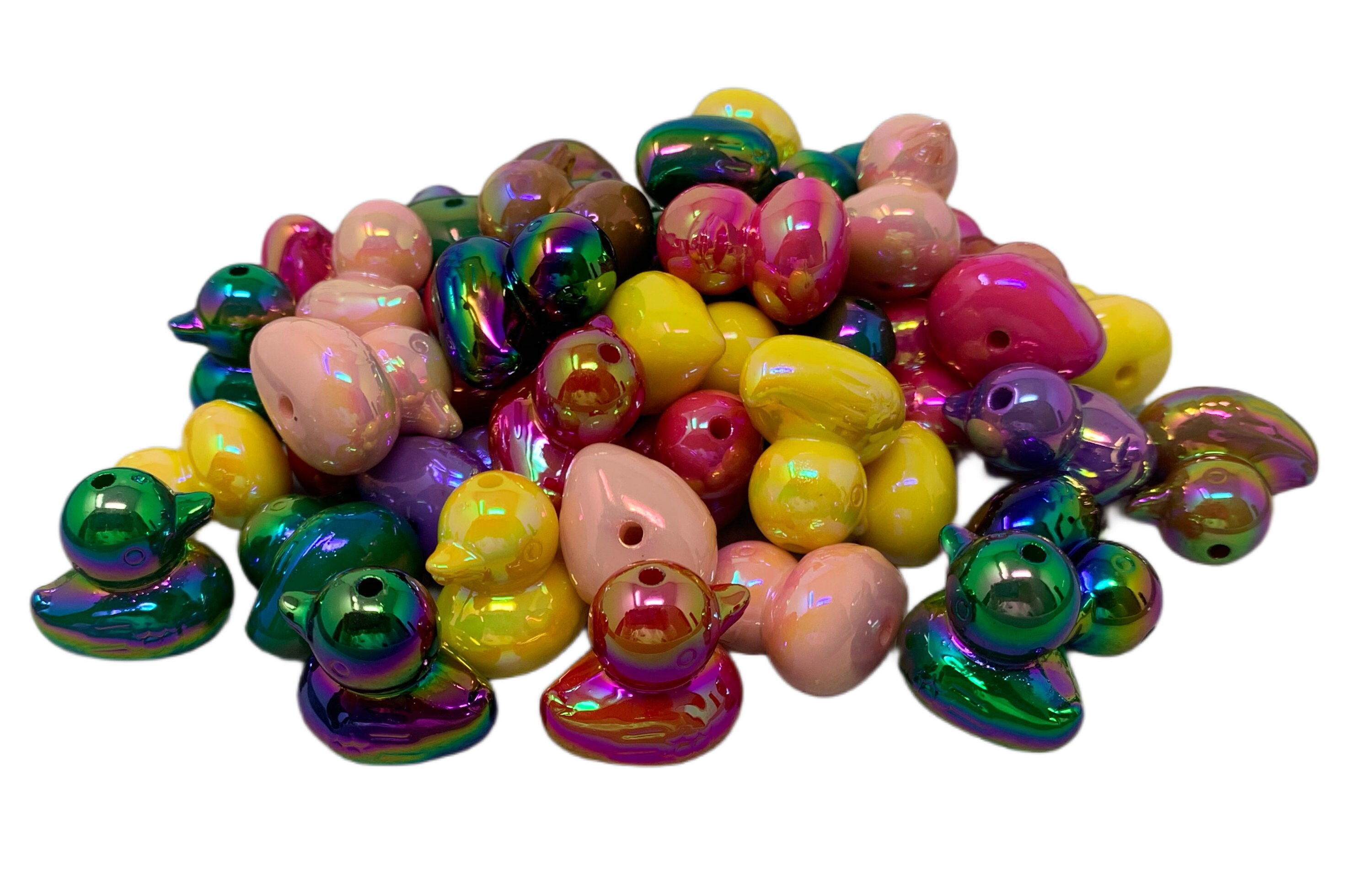 Plastic Beads Bulk Bag, Pony Beads, Multicolour, 9.5mm, Sold Per pkg o -  Butterfly Beads and Jewllery