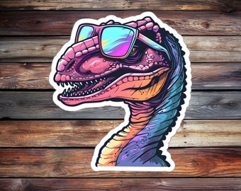 Calcomanía de vinilo de Raptor para botella de agua