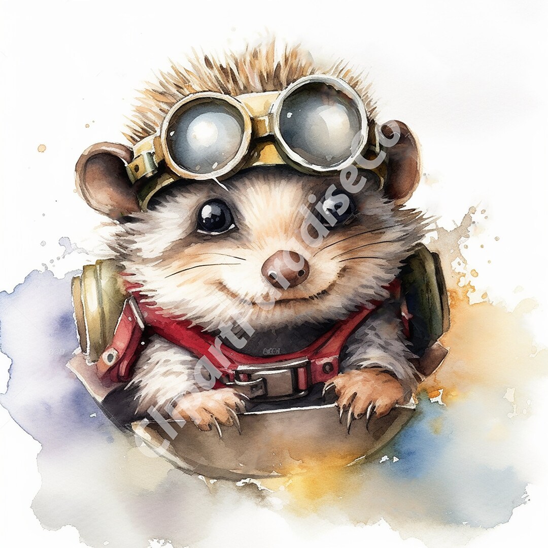 12 Cute Hedgehog Clip Art Collection: 12 High Quality Images - Digital ...