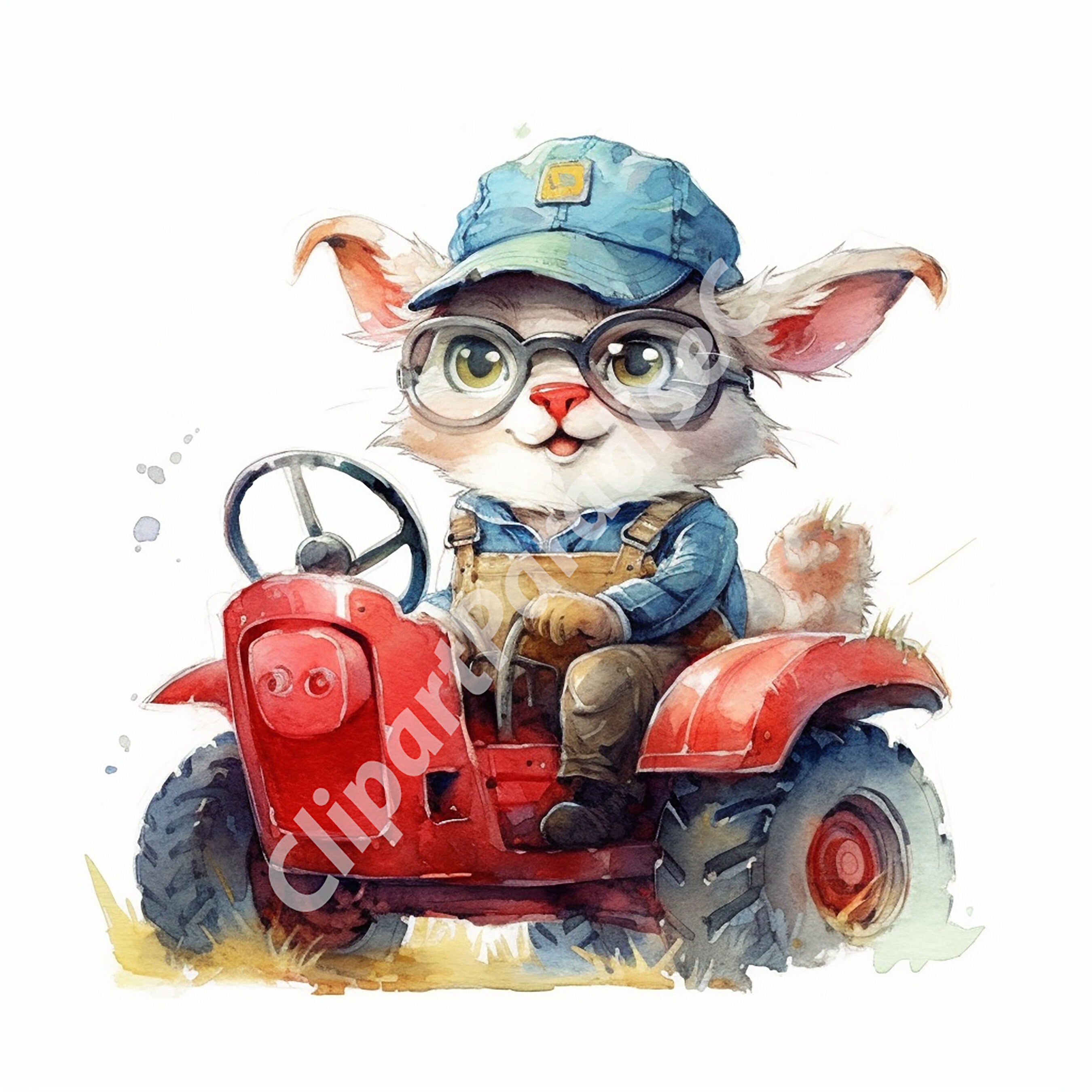 Cute Farm Animals Clip Art Collection: 15 High Quality Images for